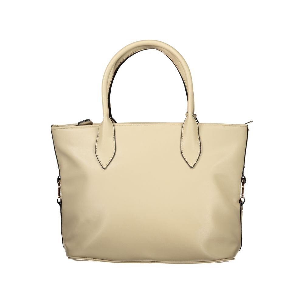 Laura Biagiotti Beige PVC Women Handbag | Regal Royce