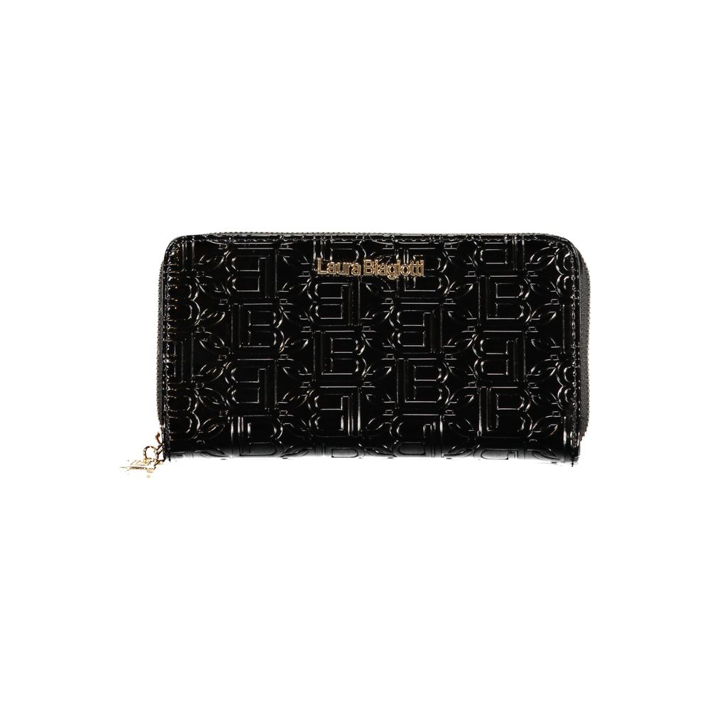 Laura Biagiotti Nero Poliuretano Women Wallet | Regal Royce