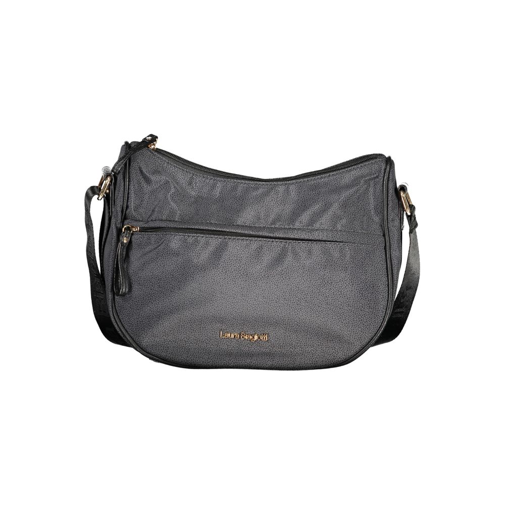 Laura Biagiotti Black Polyester Women Handbag | Regal Royce