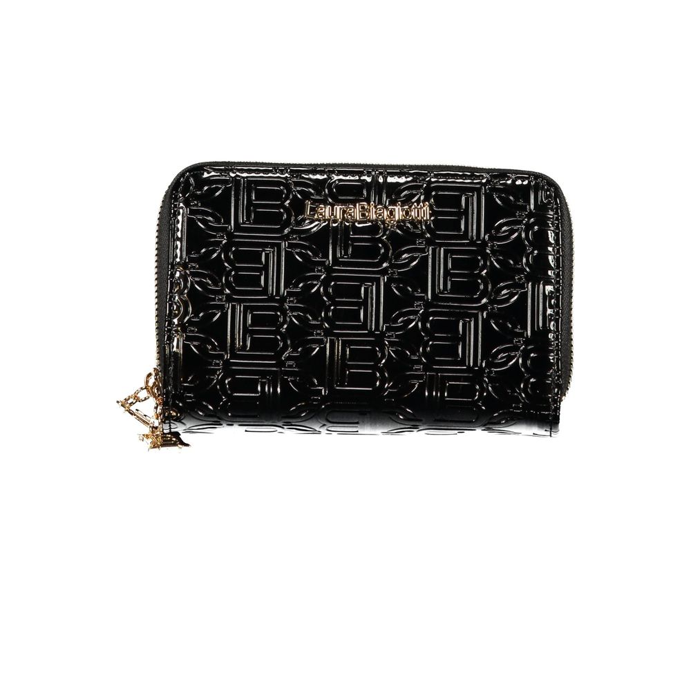 Laura Biagiotti Nero Poliuretano Women Wallet | Regal Royce