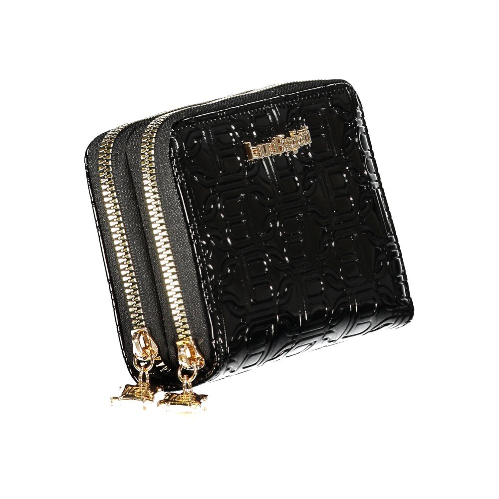 Laura Biagiotti Nero Poliuretano Women Wallet | Regal Royce