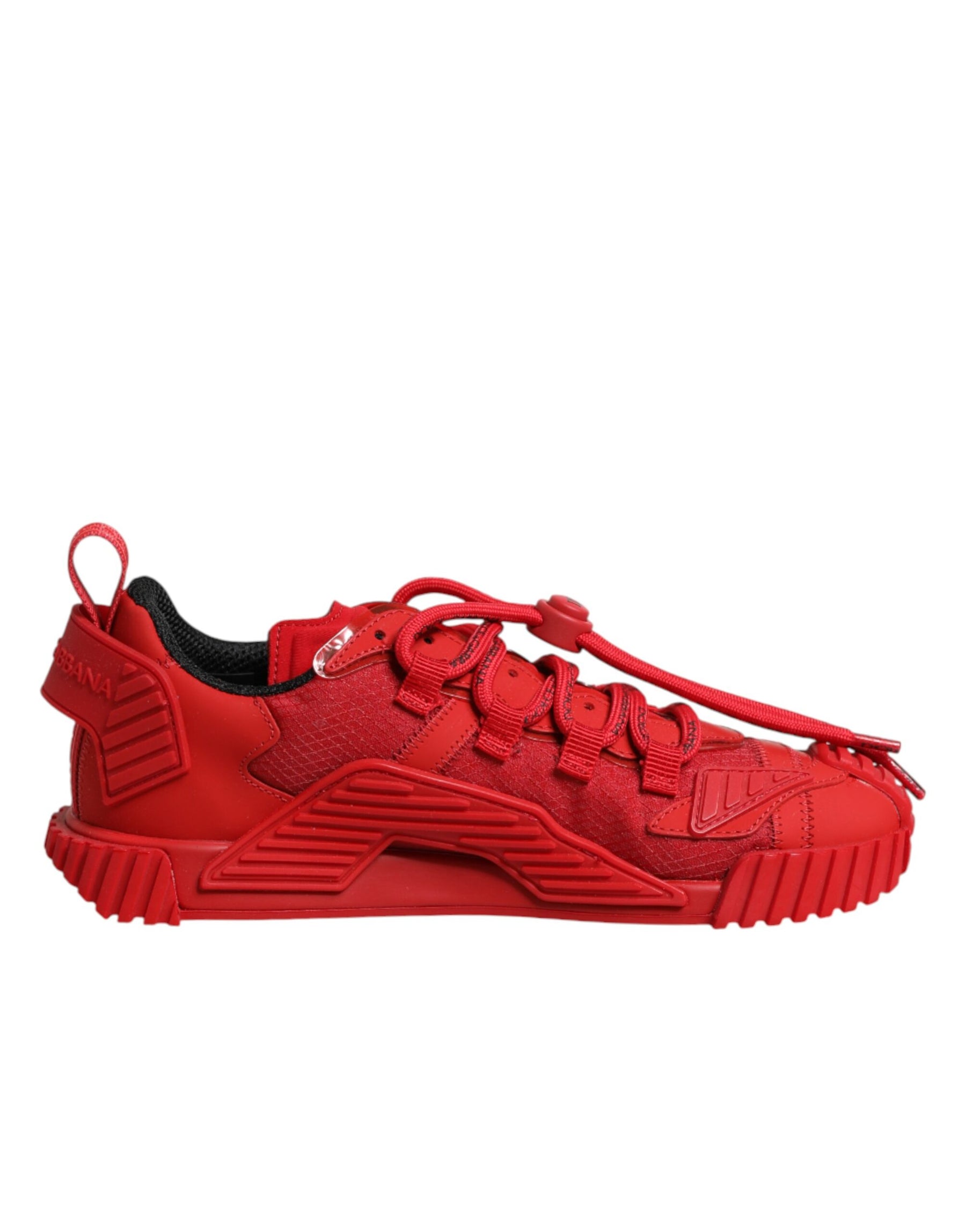 Dolce & Gabbana Red Logo Lace Low Top NS1 Sneakers Shoes | Regal Royce