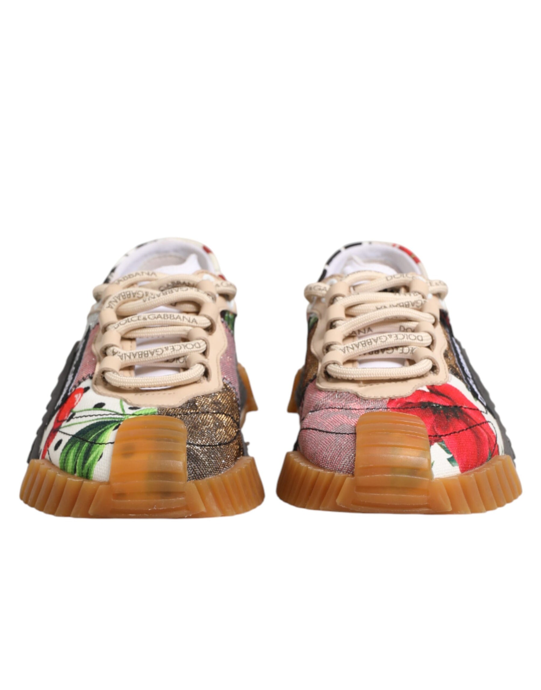 Dolce & Gabbana Multicolor Logo Low Top NS1 Sneakers Shoes | Regal Royce
