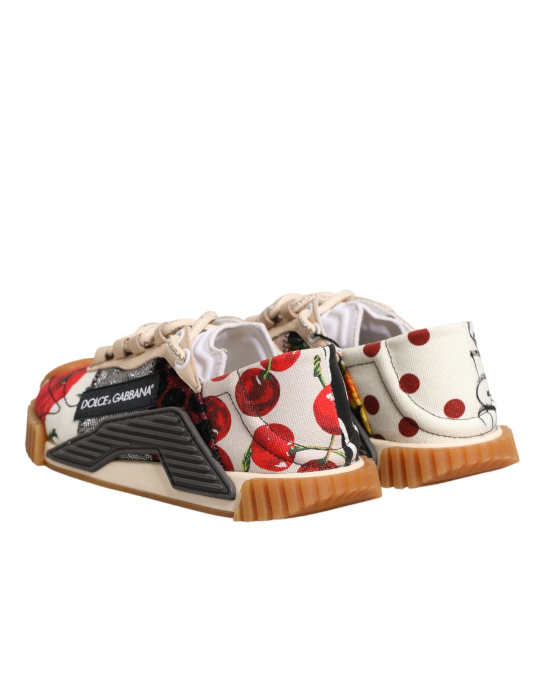 Dolce & Gabbana Multicolor Logo Low Top NS1 Sneakers Shoes | Regal Royce