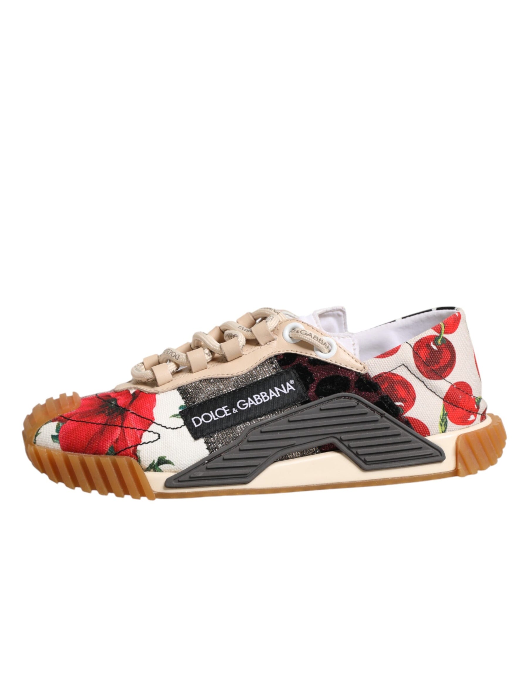 Dolce & Gabbana Multicolor Logo Low Top NS1 Sneakers Shoes | Regal Royce