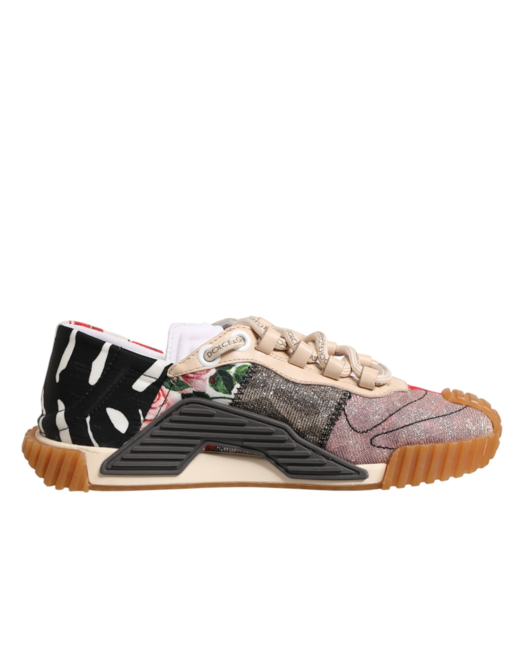 Dolce & Gabbana Multicolor Logo Low Top NS1 Sneakers Shoes | Regal Royce