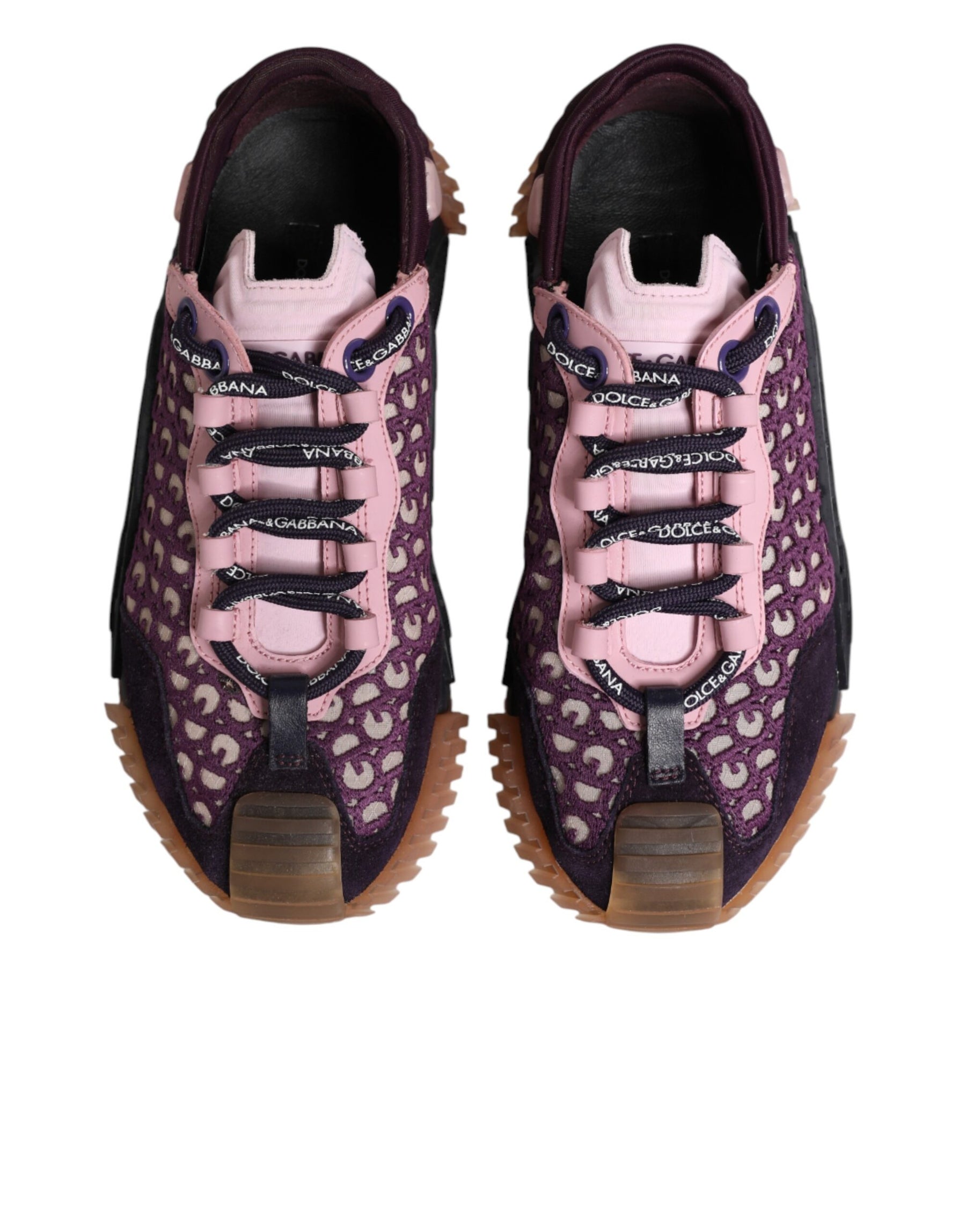 Dolce & Gabbana Multicolor Logo Low Top NS1 Sneakers Shoes | Regal Royce