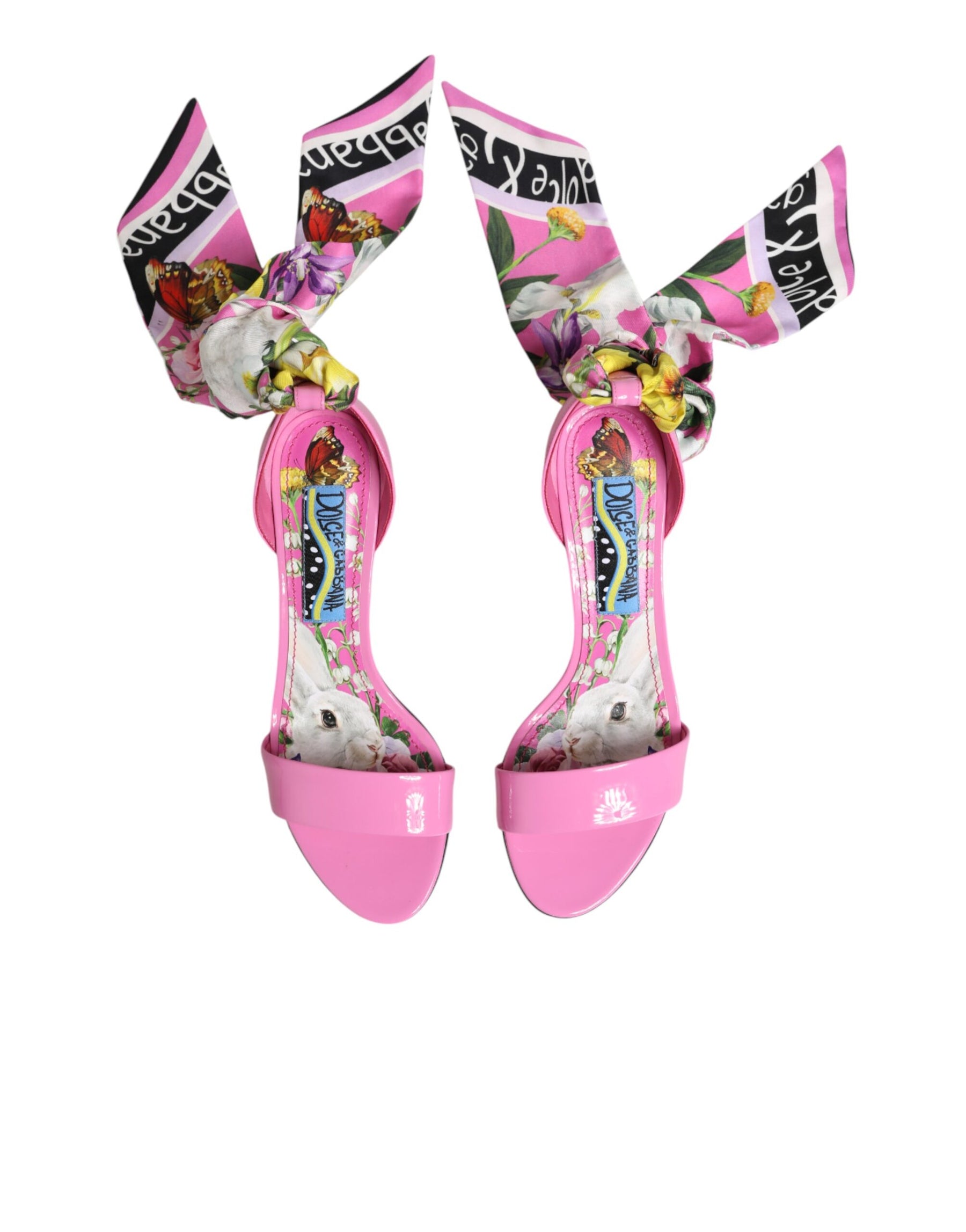 Dolce & Gabbana Pink Leather High Heels Sandals Shoes | Regal Royce