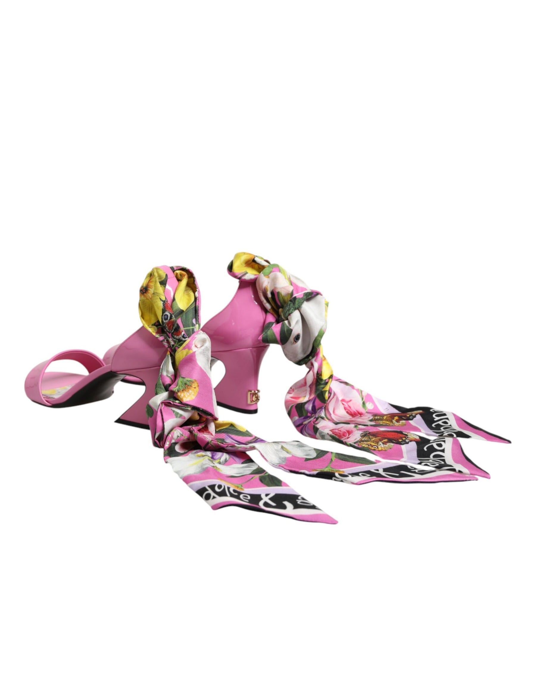 Dolce & Gabbana Pink Leather High Heels Sandals Shoes | Regal Royce