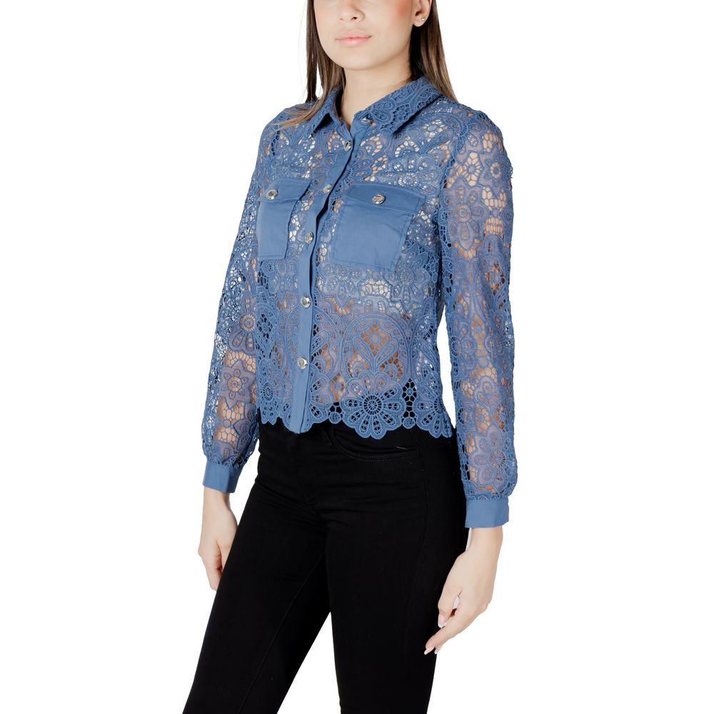 Morgan De Toi Blue Polyester Blouse | Regal Royce