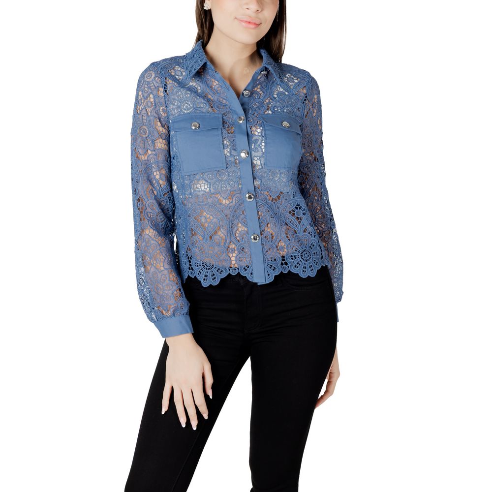 Morgan De Toi Blue Polyester Blouse | Regal Royce