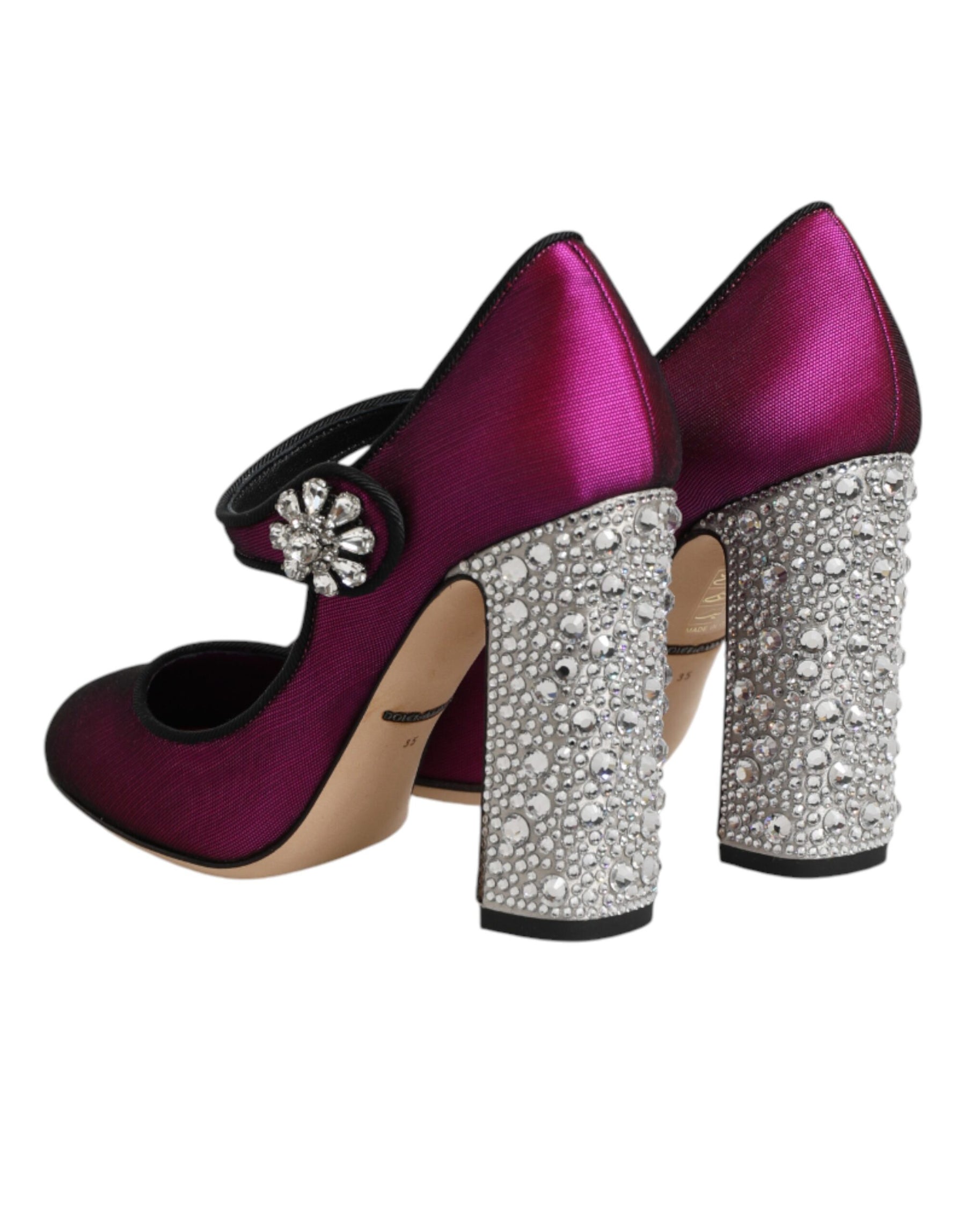 Dolce & Gabbana Pink Embellished High Heels Pumps Shoes | Regal Royce