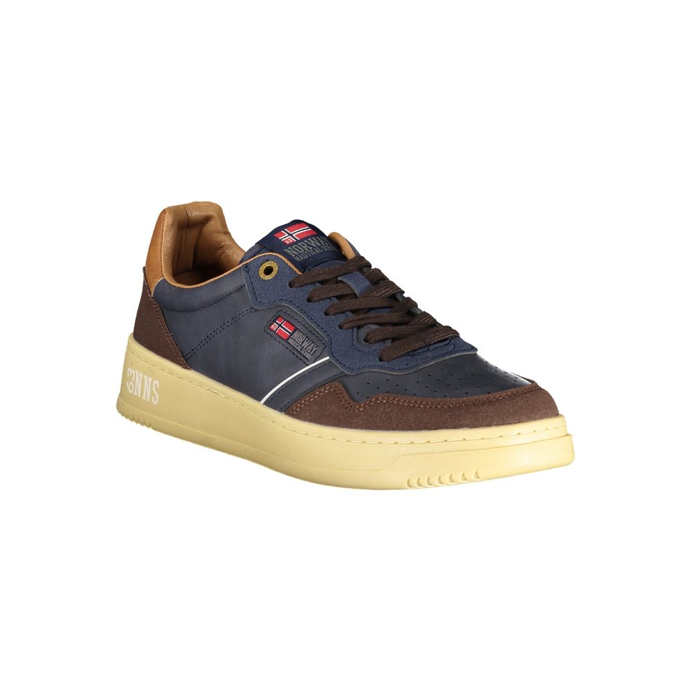 Norway 1963 Blue Polyurethane Men Sneaker | Regal Royce