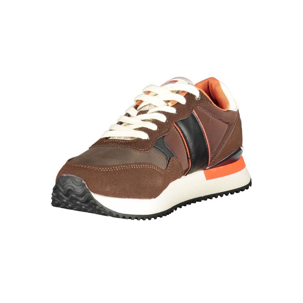 Norway 1963 Marrone Polyurethane Men's Sneaker | Regal Royce