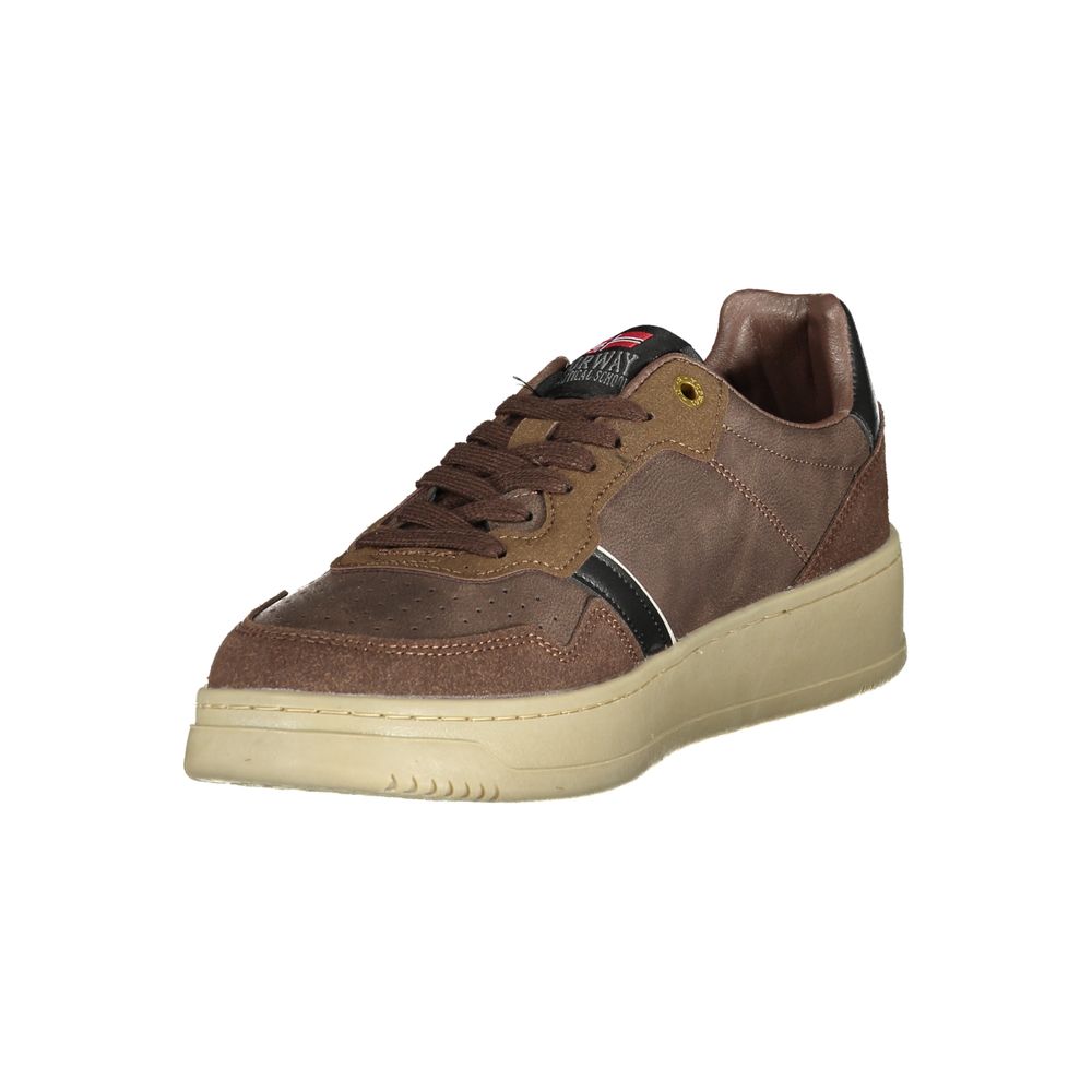 Norway 1963 Marrone Poliuretano Men Sneaker | Regal Royce