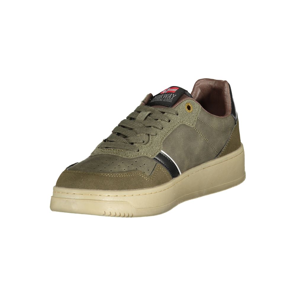 Norway 1963 Verde Polyurethane Men Sneaker | Regal Royce
