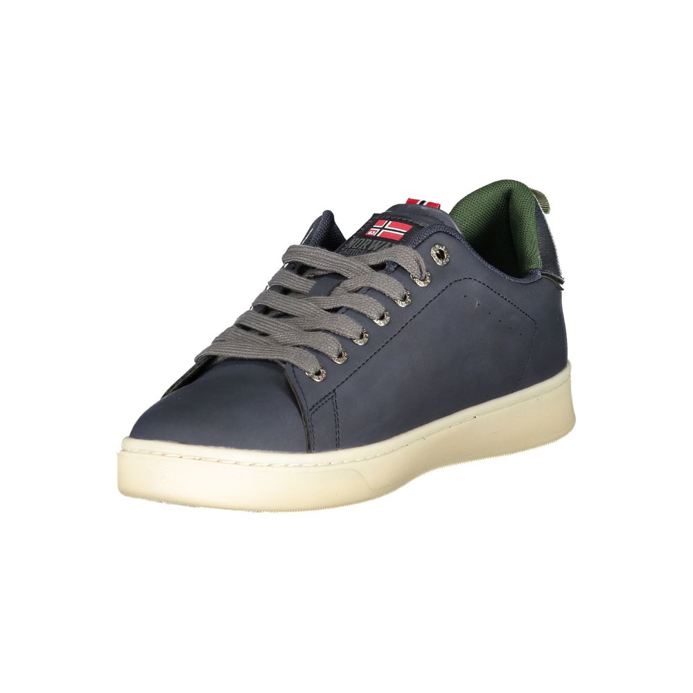Norway 1963 Blue Polyurethane Men Sneaker | Regal Royce