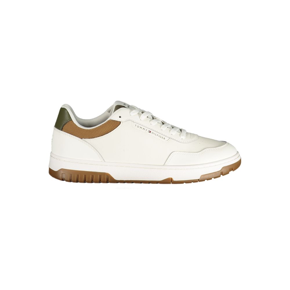 Tommy Hilfiger Bianco Poliuretano Men Sneaker | Regal Royce