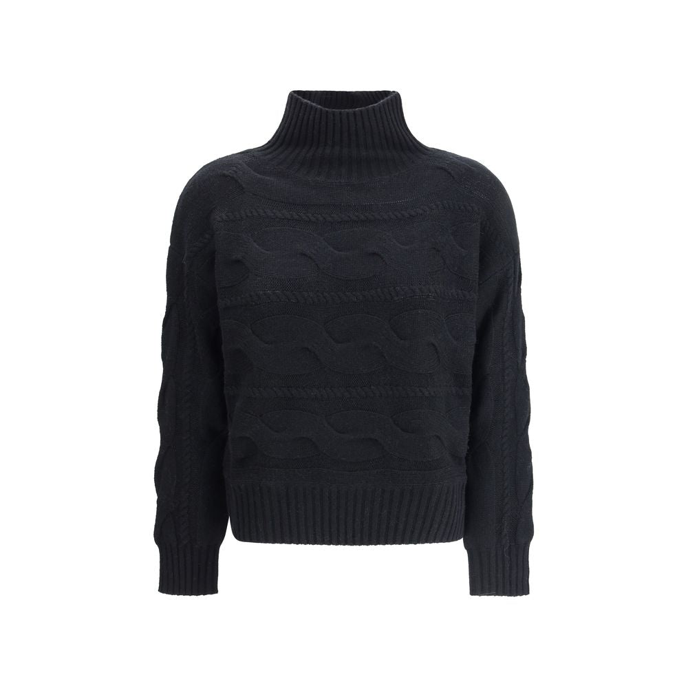 Max Mara Black Wool Sweatshirt | Regal Royce