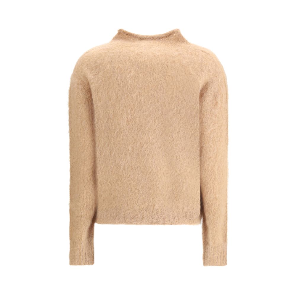 Max Mara Brown Polyamide Turtleneck | Regal Royce