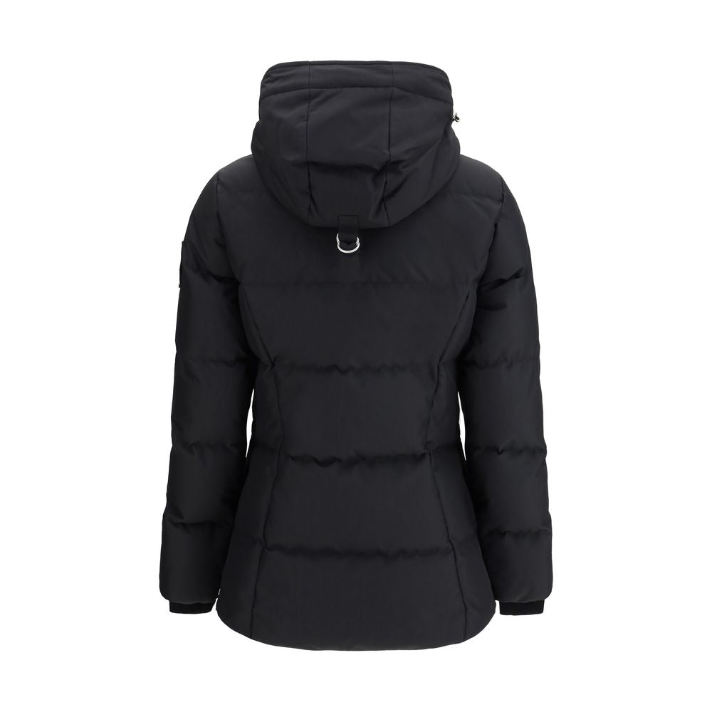 Moose Knuckles Black Recycled Polyester Coat | Regal Royce