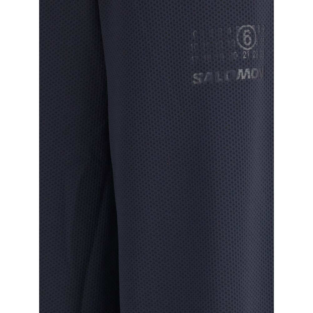 MM6 Black Polyester Athletic Pants | Regal Royce