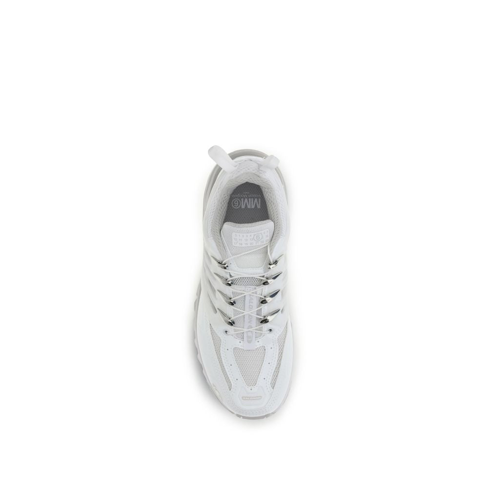 MM6 White Polyamide Athletic Sneakers | Regal Royce