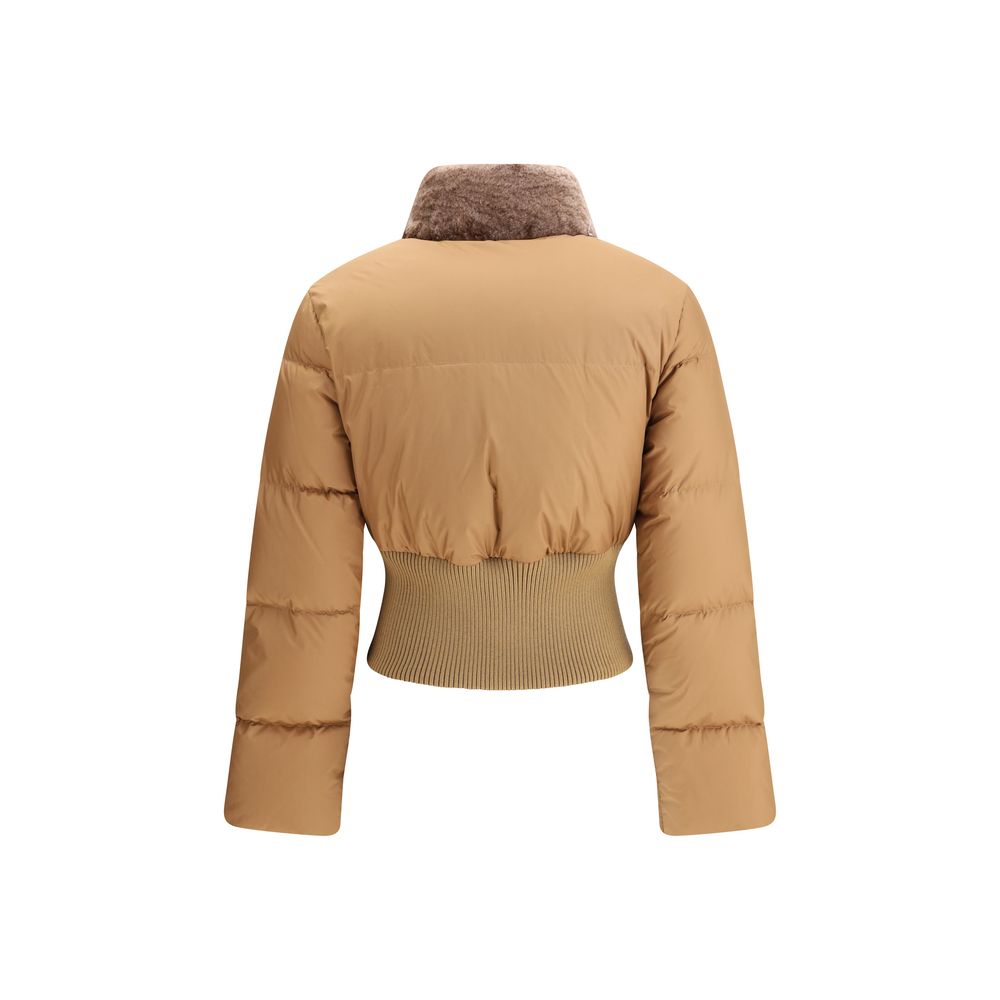 Fendi Brown Polyester Full-Length Jacket | Regal Royce
