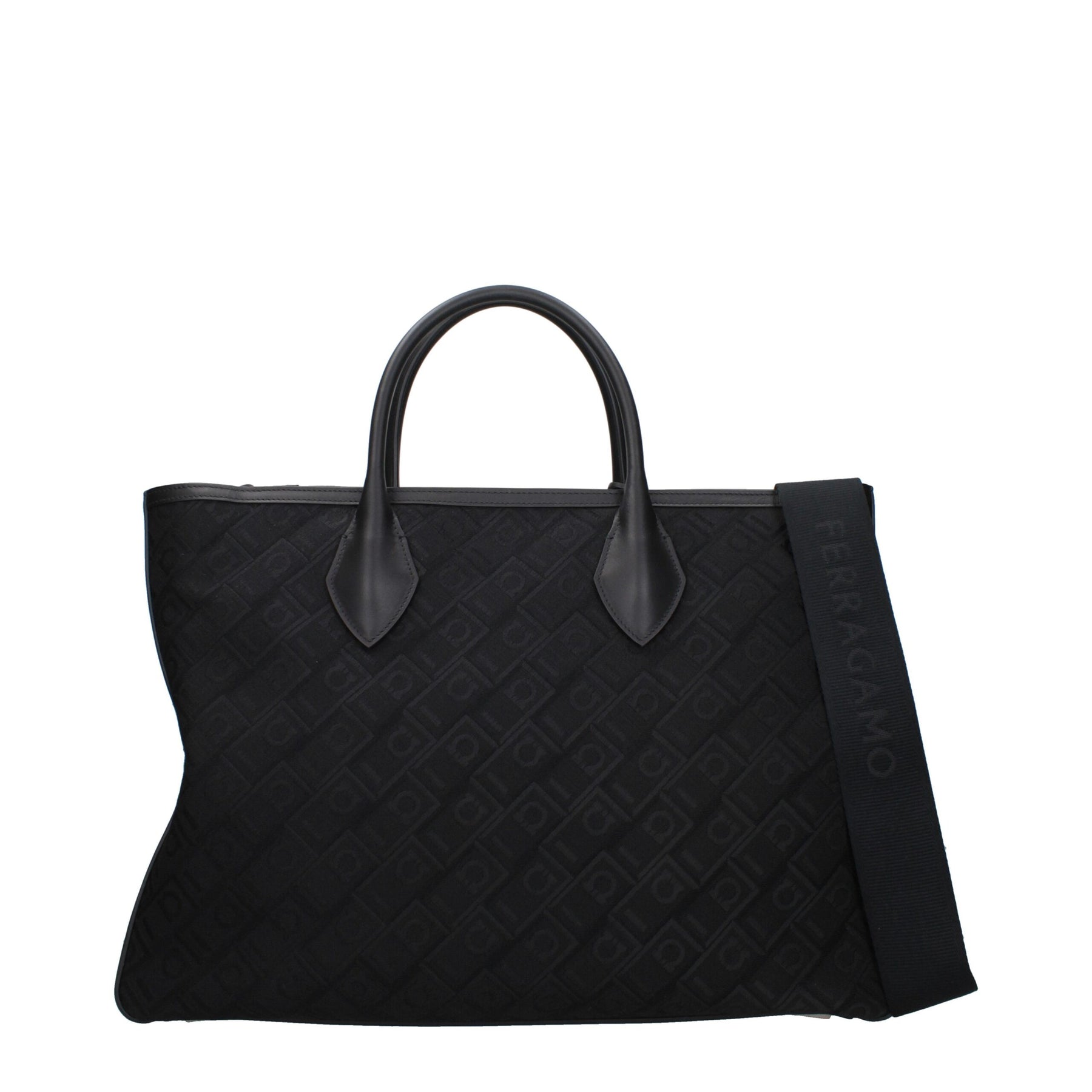Salvatore Ferragamo Black Fabric Handbag | Regal Royce