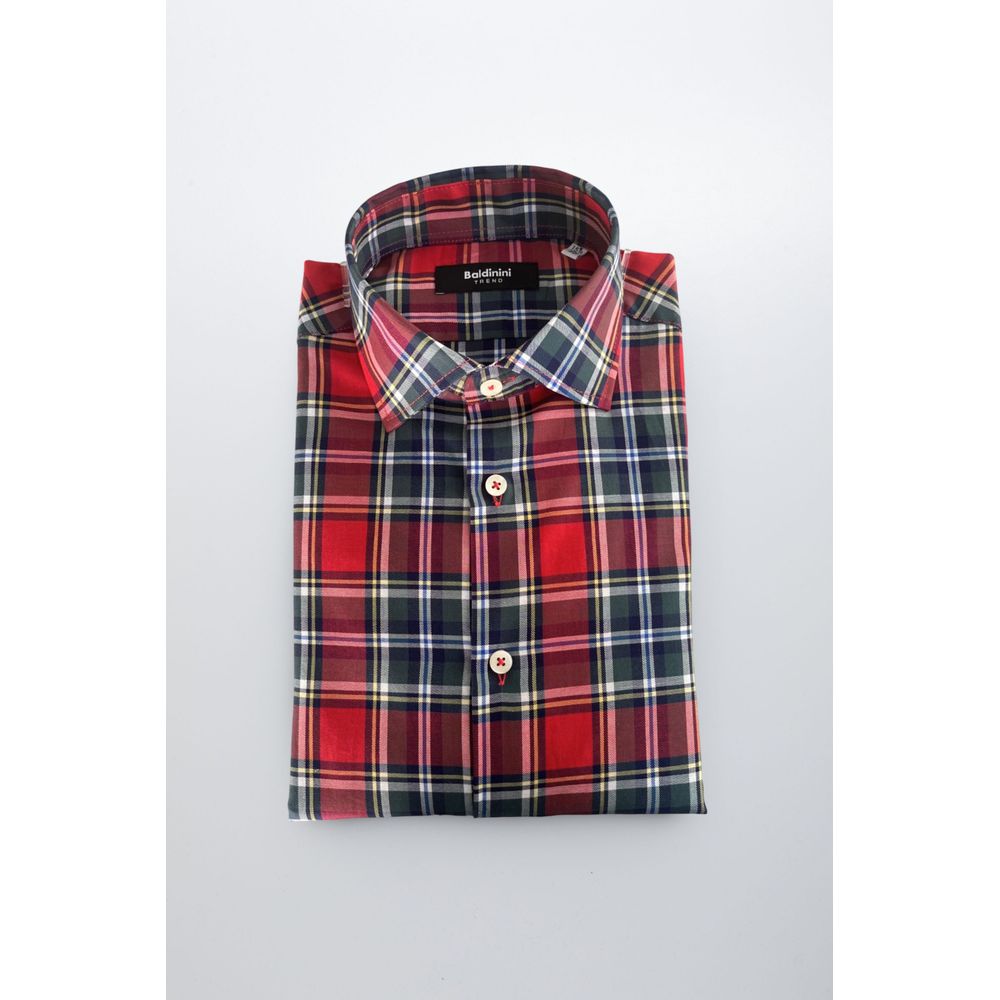 Baldinini Trend Multicolor Cotton Men Shirt | Regal Royce