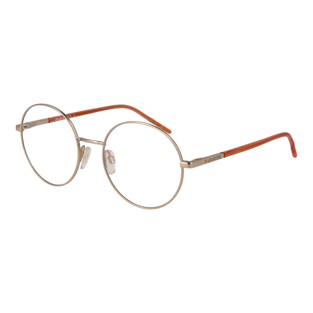 Love Moschino Gold Metal & Plastic Glasses (Frames) | Regal Royce