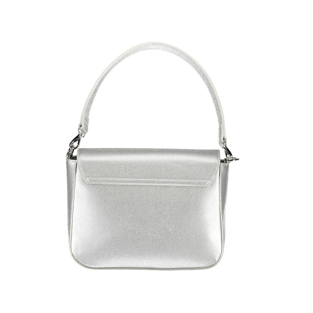 Mario Valentino Argento Polyurethane Women Handbag | Regal Royce