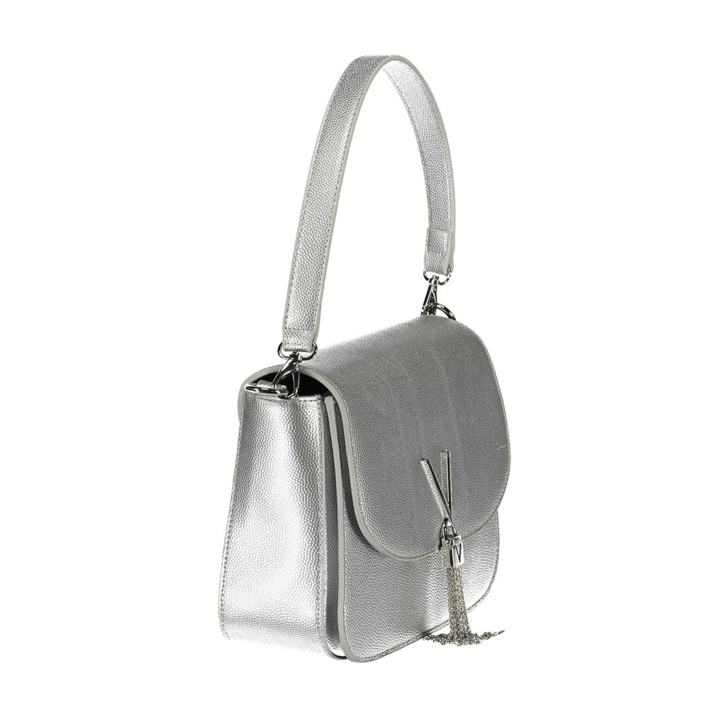 Mario Valentino Argento Polyurethane Women Handbag | Regal Royce