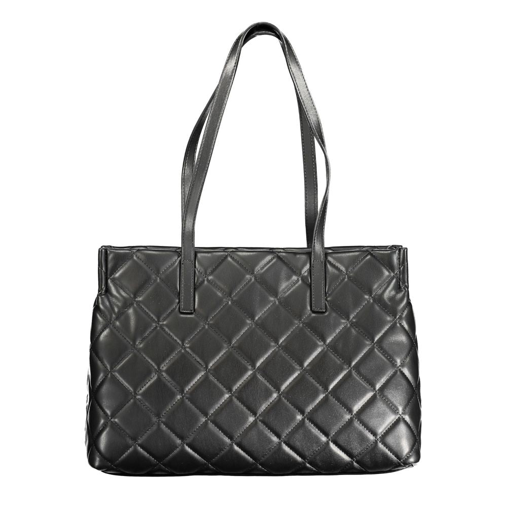 Mario Valentino Nero Poliuretano Women Handbag | Regal Royce