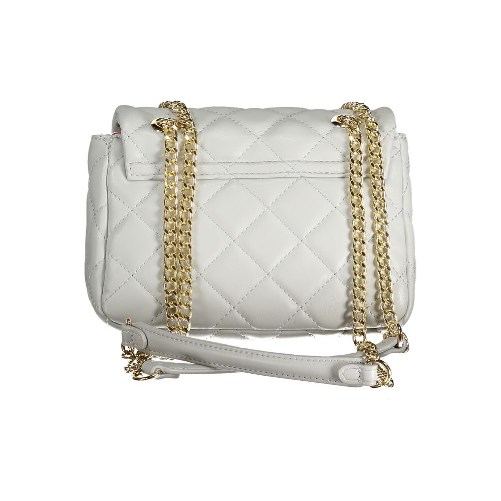 Mario Valentino Grigio Polyurethane Women Shoulder Bag | Regal Royce