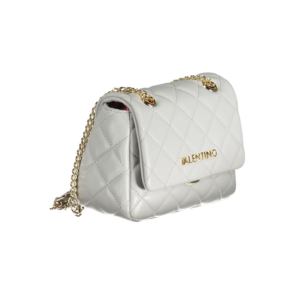Mario Valentino Grigio Polyurethane Women Shoulder Bag | Regal Royce