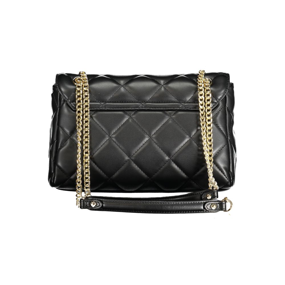 Mario Valentino Nero Polyurethane Women Handbag | Regal Royce