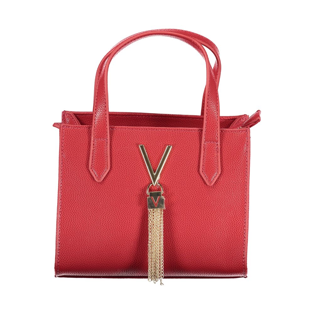 Mario Valentino Red Polyurethane Women Handbag | Regal Royce