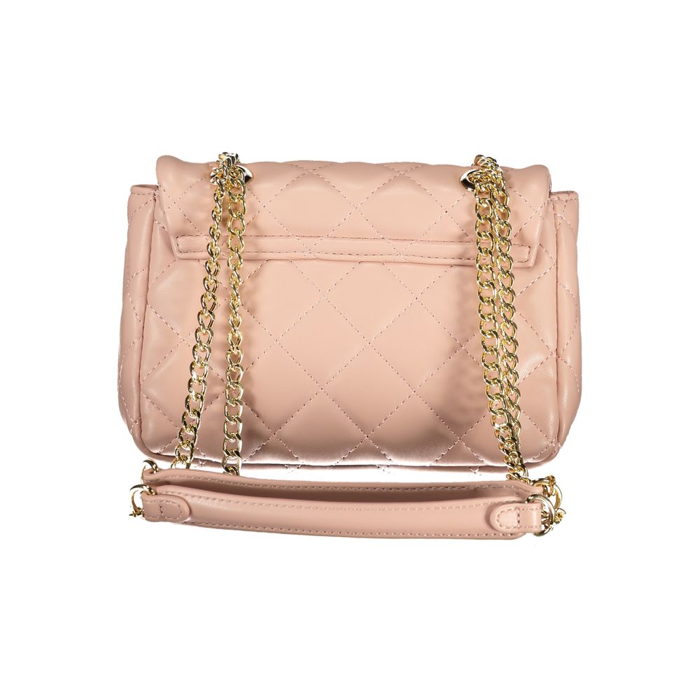 Mario Valentino Rosa Polyurethane Women Shoulder Bag | Regal Royce