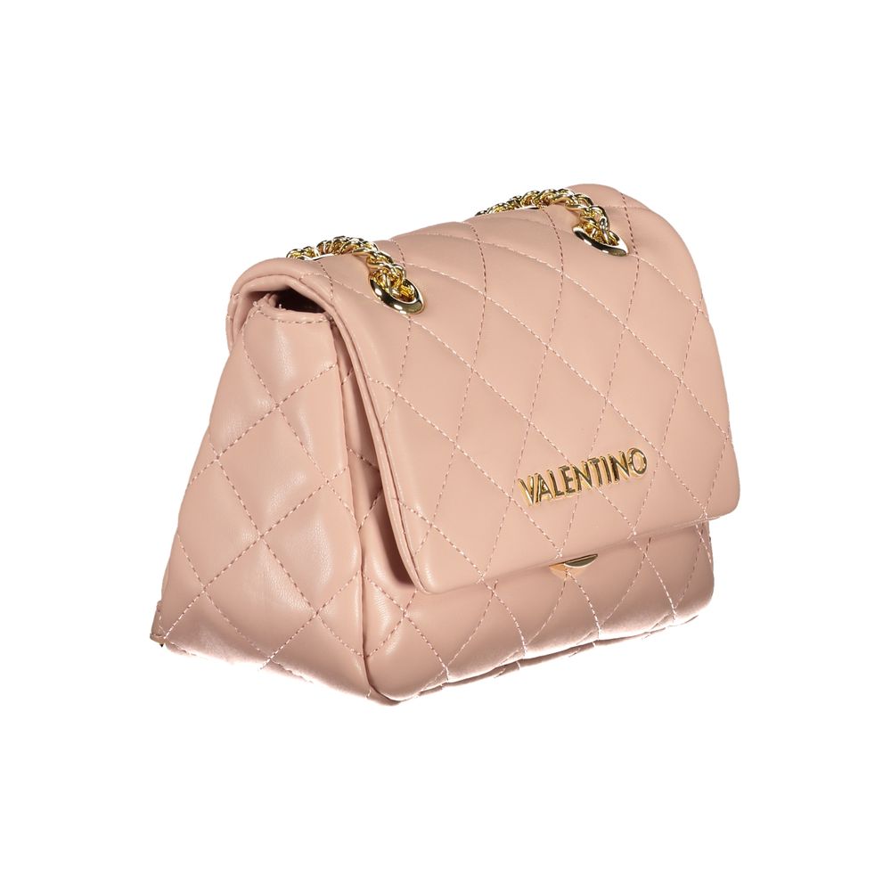 Mario Valentino Rosa Polyurethane Women Shoulder Bag | Regal Royce