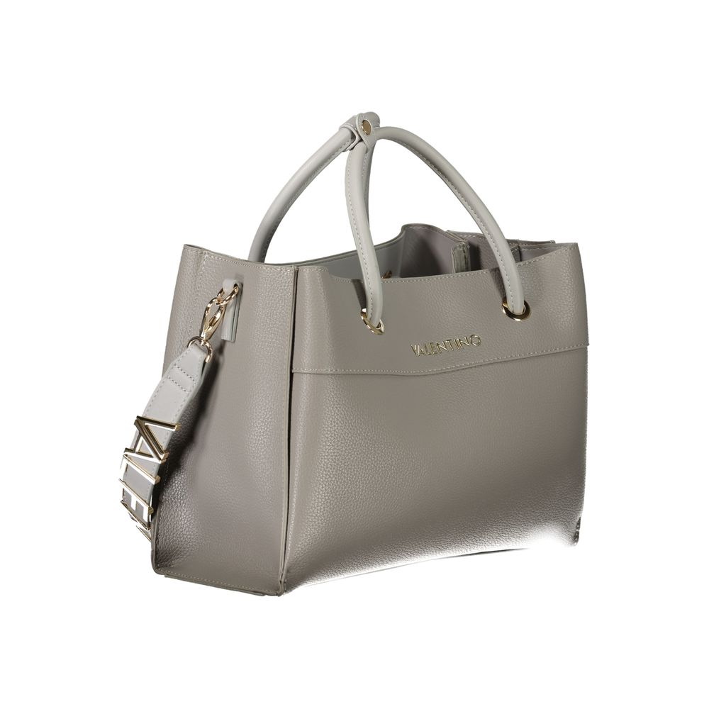 Mario Valentino Grigio Poliuretano Women Handbag | Regal Royce
