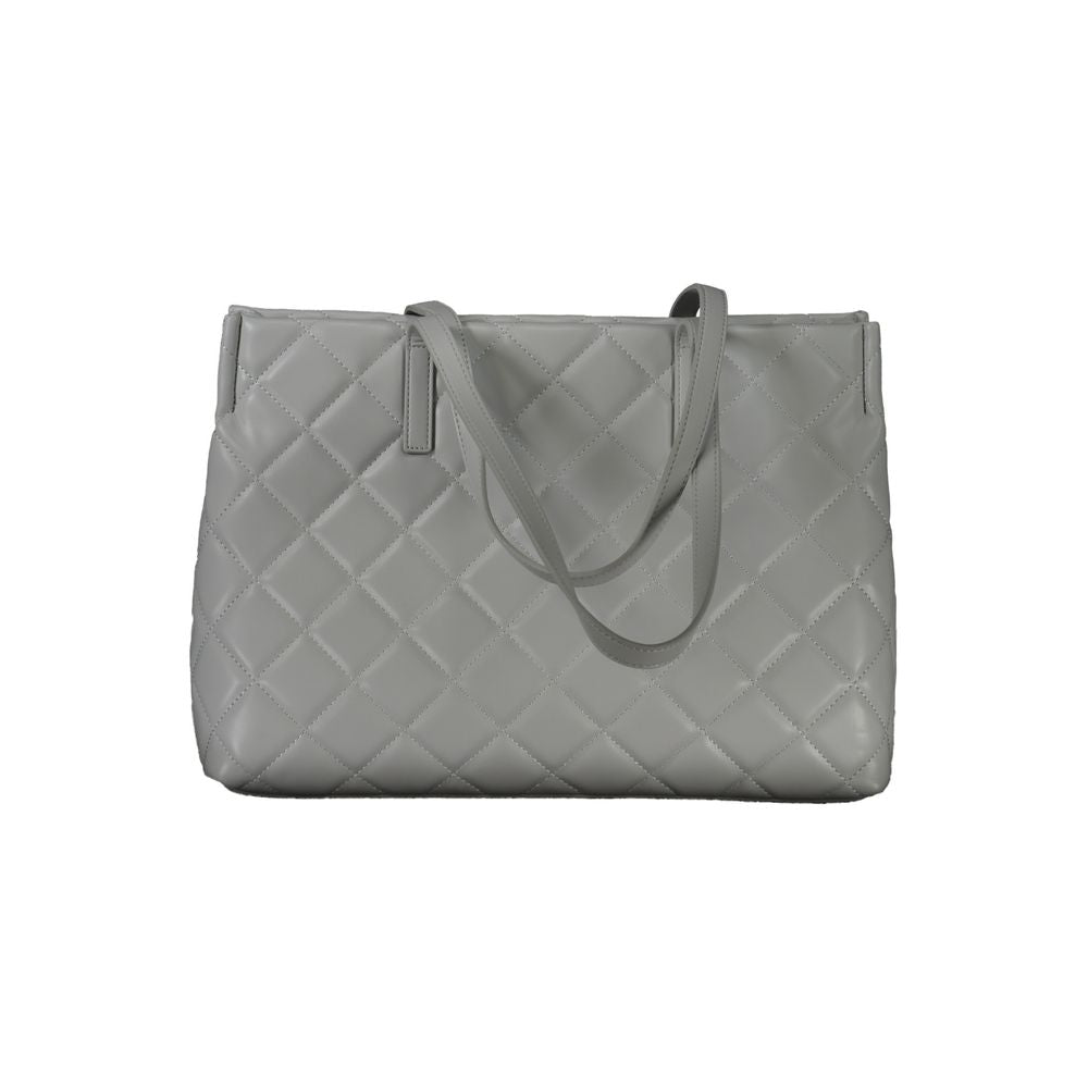 Mario Valentino Grigio Poliuretano Women Handbag | Regal Royce