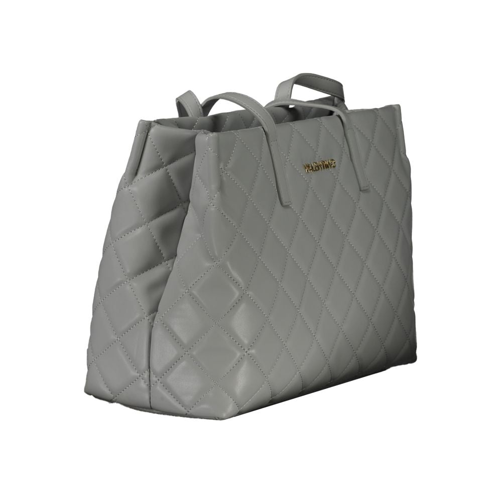 Mario Valentino Gray Polyethylene Handbag