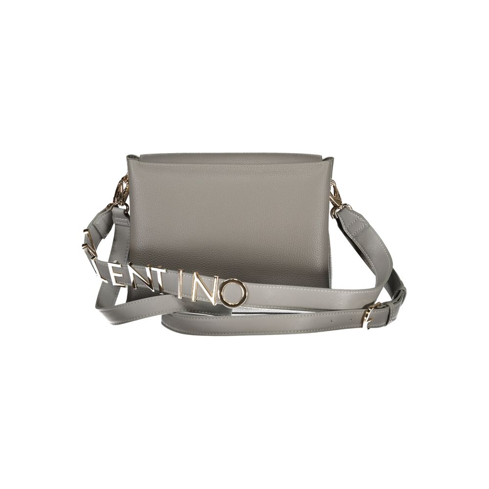 Mario Valentino Grigio Polyurethane Women Handbag | Regal Royce
