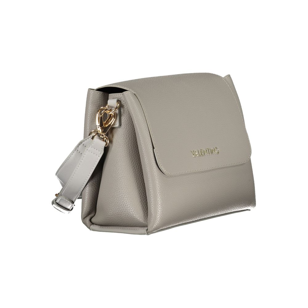 Mario Valentino Grigio Polyurethane Women Handbag | Regal Royce