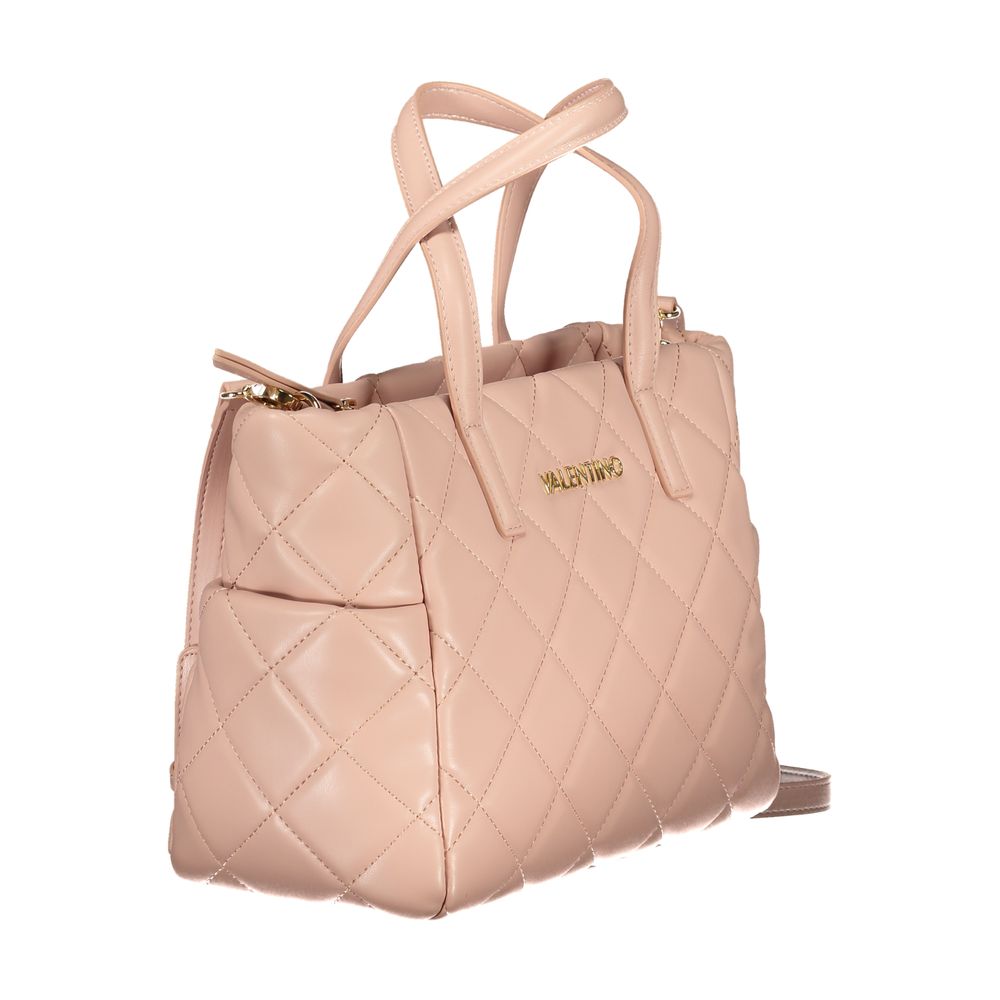Mario Valentino Rosa Polyurethane Women Handbag | Regal Royce