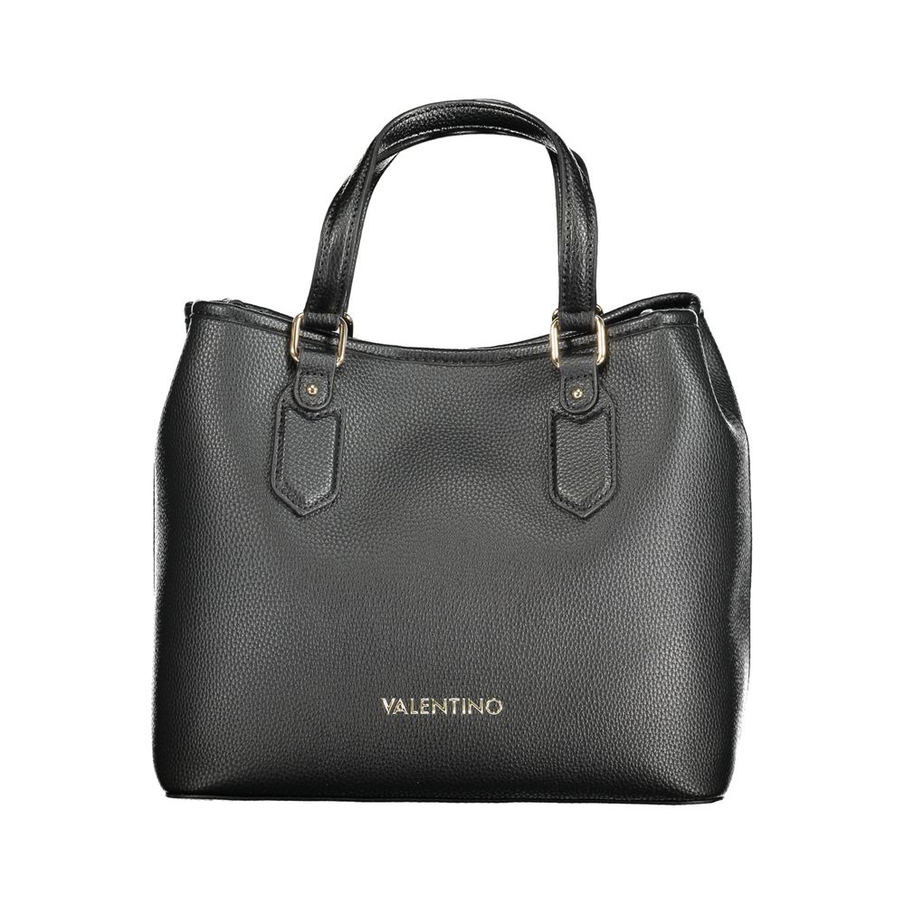 Mario Valentino Nero Polyurethane Women Handbag | Regal Royce