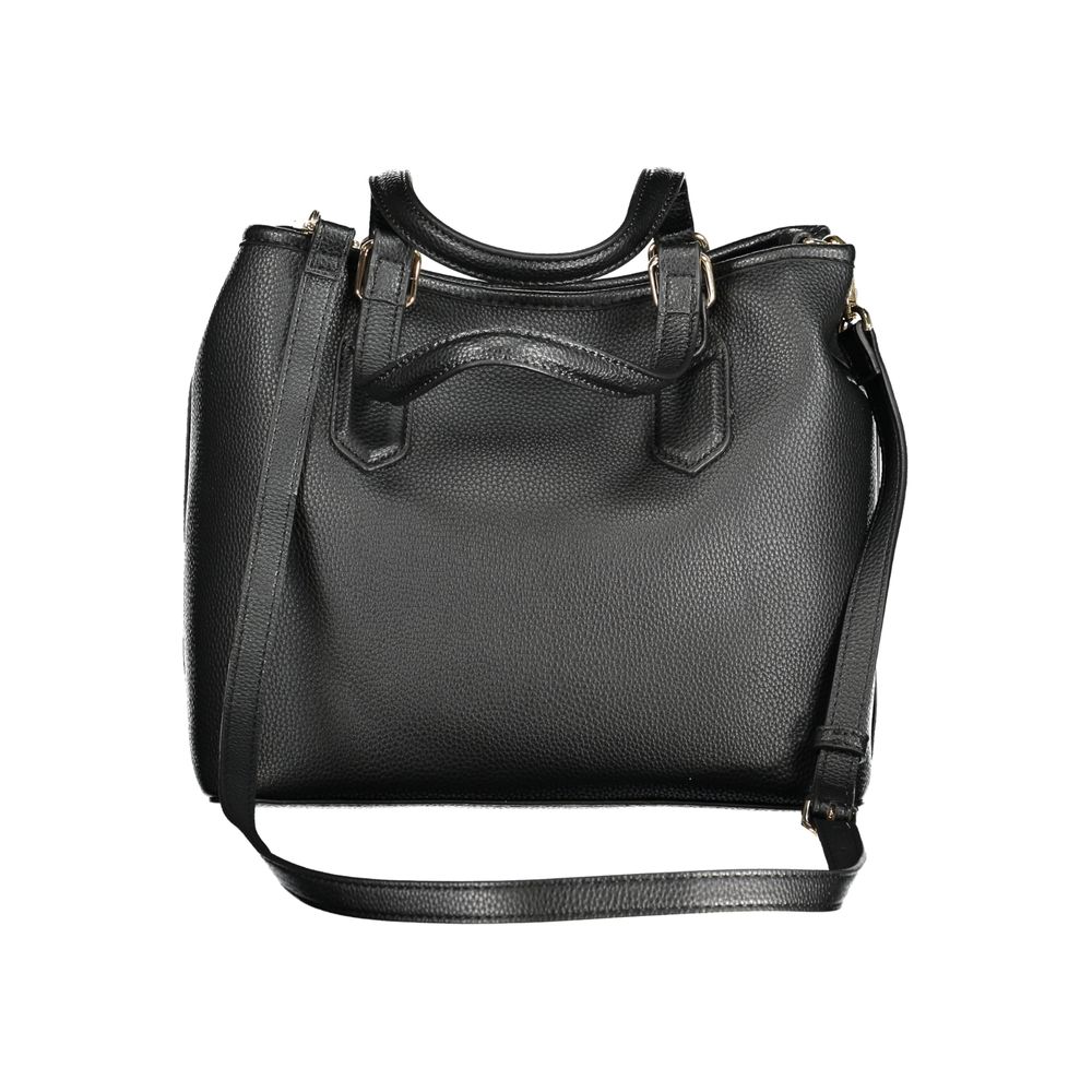 Mario Valentino Nero Polyurethane Women Handbag | Regal Royce