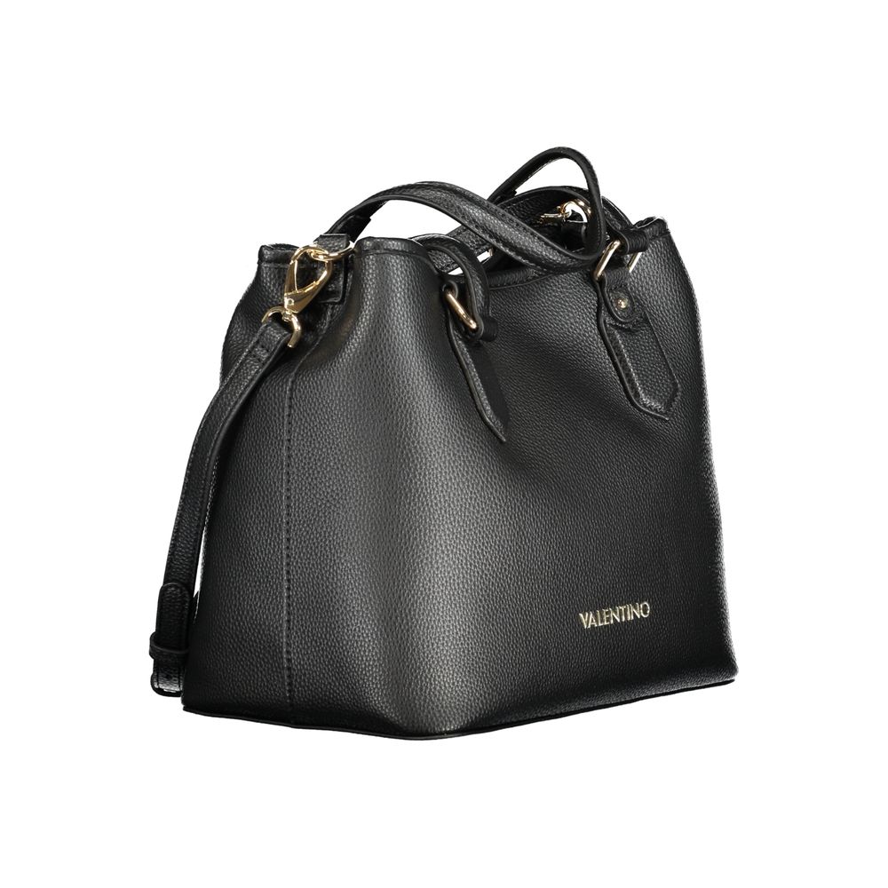 Mario Valentino Nero Polyurethane Women Handbag | Regal Royce