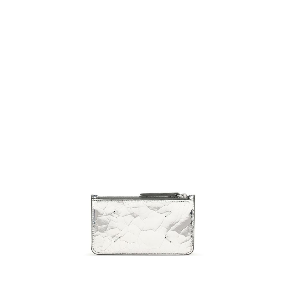 Margiela Silver Calf Leather Bos Taurus Wallet | Regal Royce
